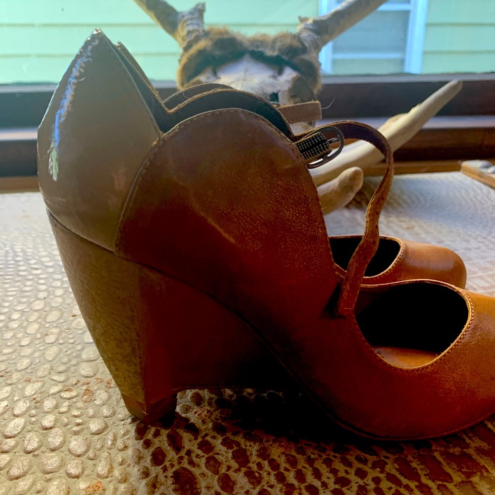 Anthropologie Leifsdottir wedge heels